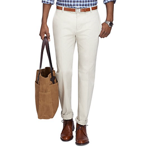 Milano Fit Vintage-Finish Chinos - Stone